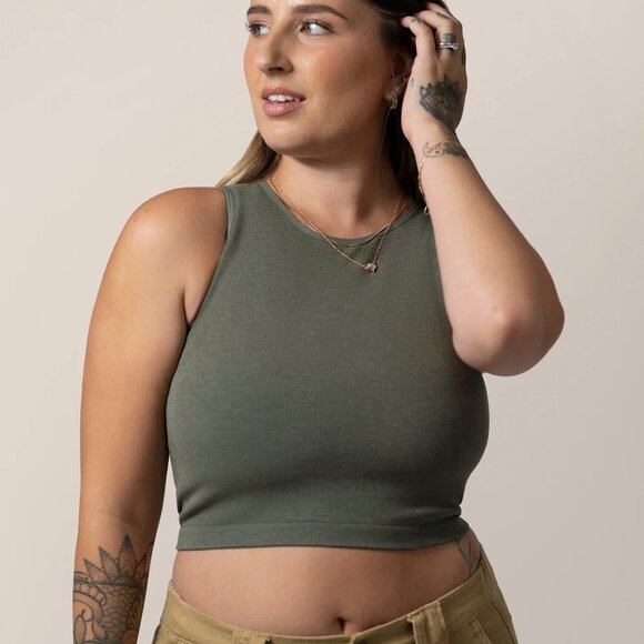 Kindred Bravely Sublime Bamboo Maternity & Nursing Longline Bra Top - Picture 4 of 7